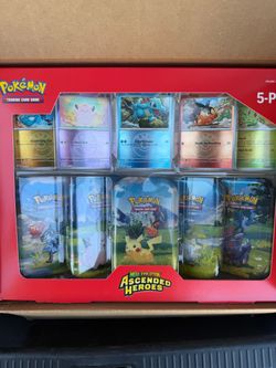 Pokémon TCG Mega Evolution Ascended Heroes 5-Pack Box