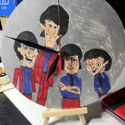 The Beatles Homemade Clock