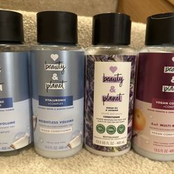 New! $6/bottle Love Beauty and Planet Shampoo & Conditioner 