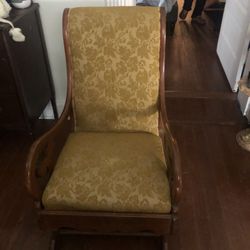 Vintage 1950s Rocking Chair