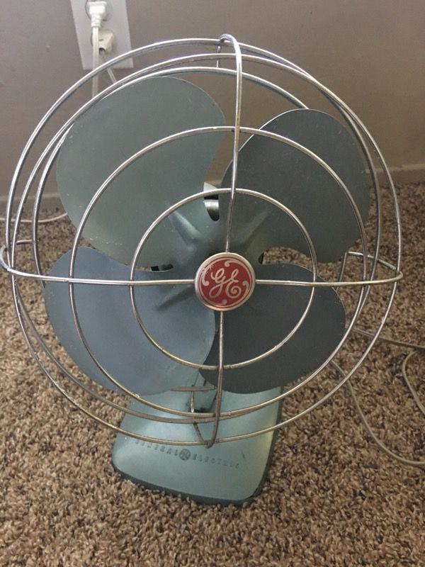 Vintage GE oscillating fan