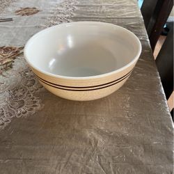 1 Pyrex Large Bowl