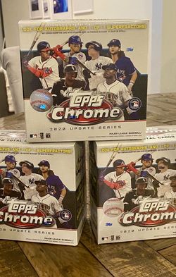 MLB TOPPS CHROME UPDATE SERIES MEGA BOX Game