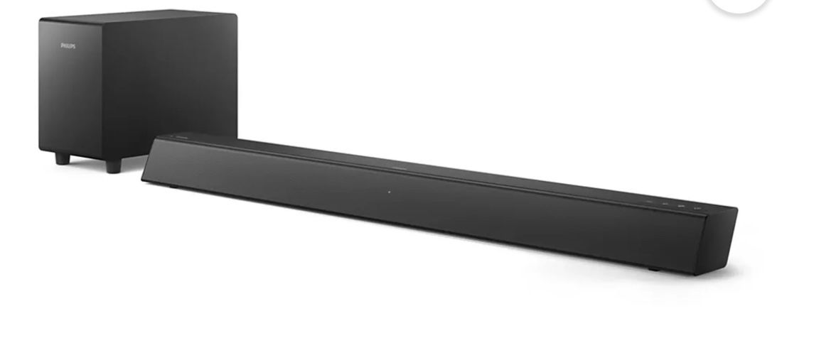 Philips B5306 2.1 Channel Soundbar with Wireless Subwoofer