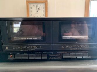 JVC Dual Cassette Deck - Model TD-W106