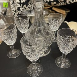 Crystal Glass Decanter Set