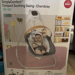 Ingenuity Compact Soothing Baby Swing 