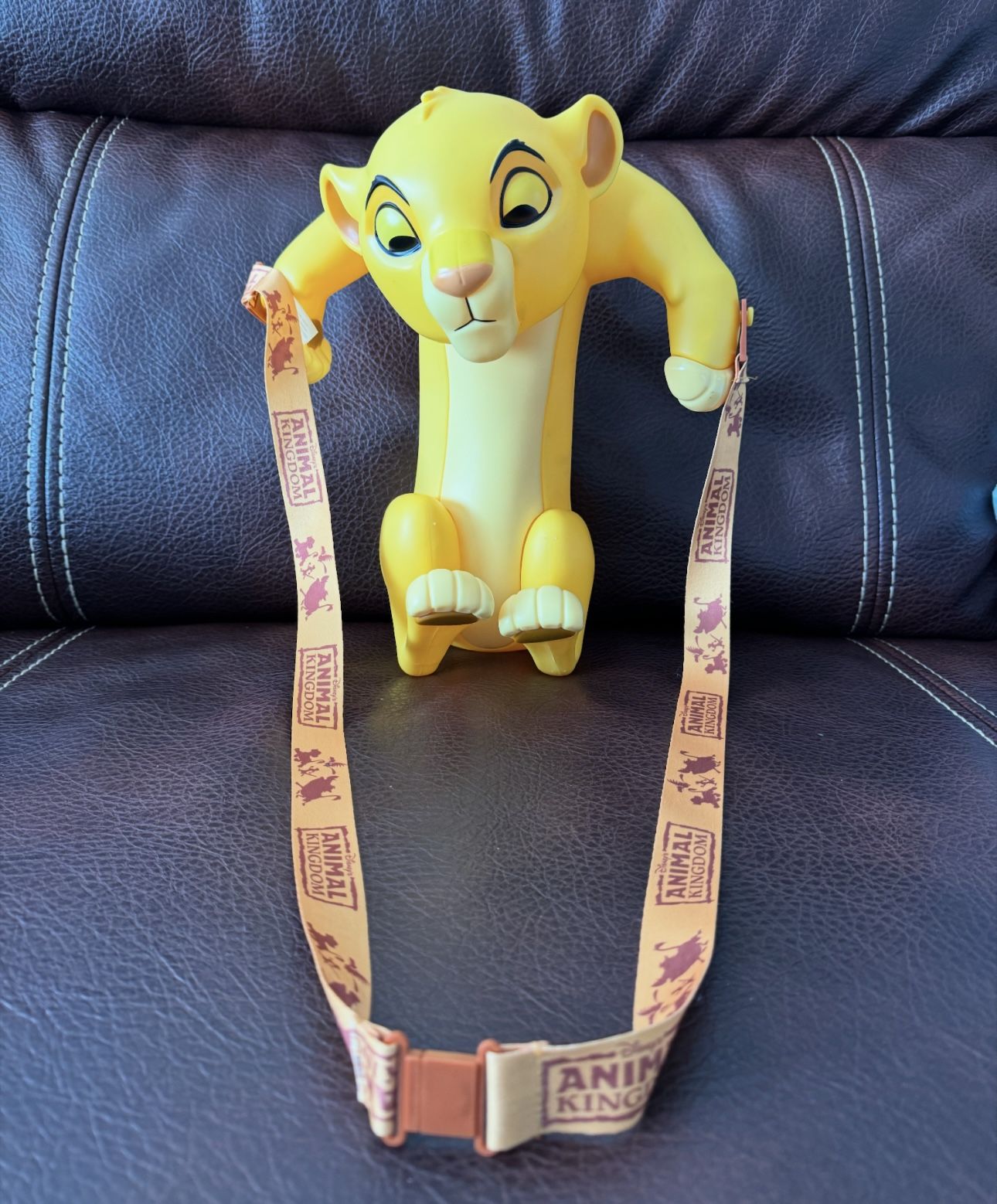Disney World Lion King Simba Lion Refillable Popcorn Collectible Bucket