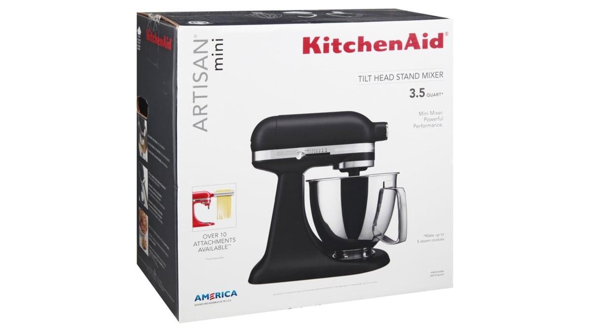 KitchenAid Mixer Cast Iron Black 3.5 Quart Artisan 