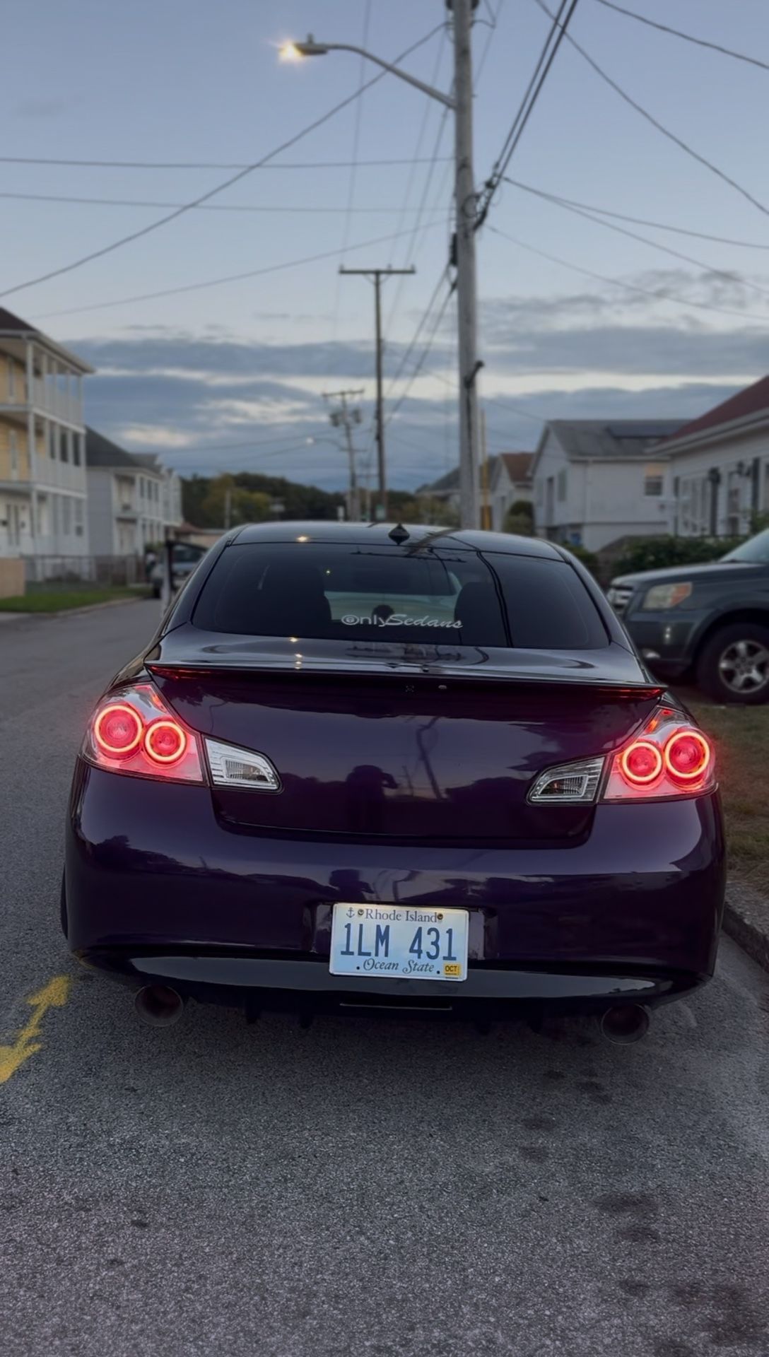 Infiniti Clear Tail Lights