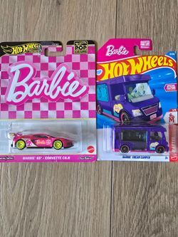 Hotwheels Barbie Corvette Camper $10 for pair