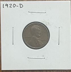 Lincoln Wheat Cent 1920D