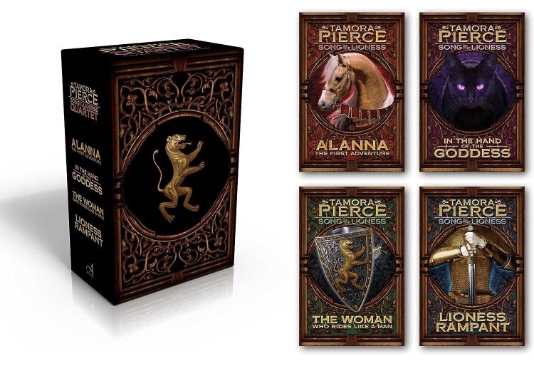 Song of the Lioness Quartet (Boxed Set): Alanna; In the Hand of the Goddess; The Woman Who Rides Like a Man; Lioness Rampant