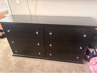 Black dresser