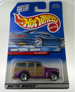 Hot Wheels Surf 'N Fun Series Complete 4-Car Set (1999) – New in Original Packaging