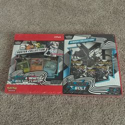 Sealed Pokemon Black Bolt Binder + Poster Collection