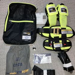 RideSafer Delight Travel Vest Gen 5 Yellow Small 30-60 lbs New JD14101YEB