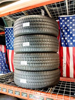 P275/65R18 GOODYEAR WRANGLER SR-A ALL SEASON 275/65R18 OEM FACTORY REPLACEMENT TAKE-OFF USED TIRES TRUCK SUV SPORT CAR SEDAN JEEP TYRES 275 65 18