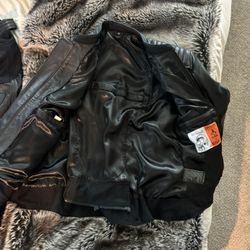 Leather Womens motorcycle Jacket 