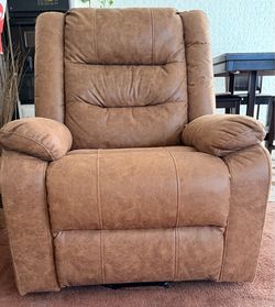 Power massage recliner