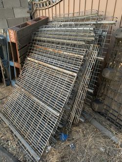 Steel cages / shelving 5’x5’ heavy duty