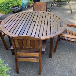 Kid Patio Table and Chairs