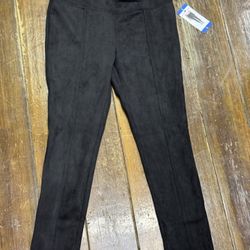 Andrew Marc Faux Suede Black Jogger Women’s Large