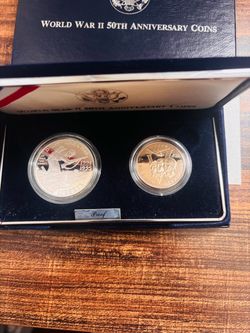World War II 50th Anniversary Proof Coins