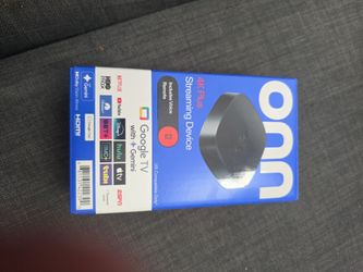 onn 4K Plus Streaming Device, Google TV - Ultra-fast Streaming, Stunning 4K UHD, 16GB Storage, 2GB RAM, Dolby Vision & Atmos, Remote with Voice Contro