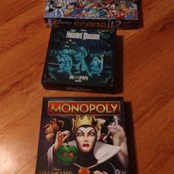 3 Disney Board Games