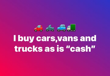 Any Conditions. Cash As Is 