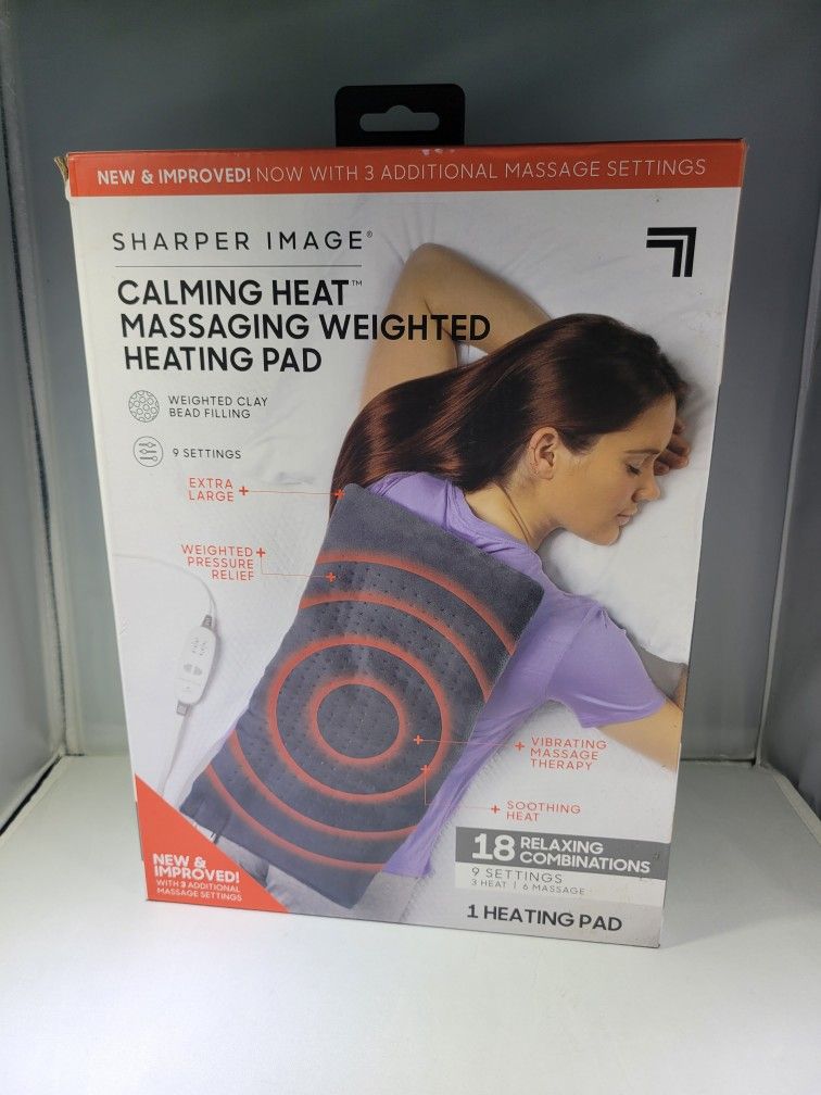 CALMING HEAT MASSAGING WEIGHTED HEATED PAD