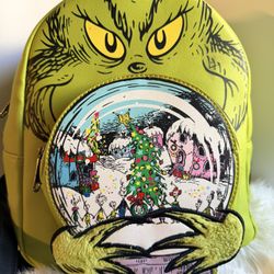 Grinch Loungefly Backpack NWT  100% Authentic 