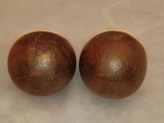 Grape shot cannonballs/ solid steel