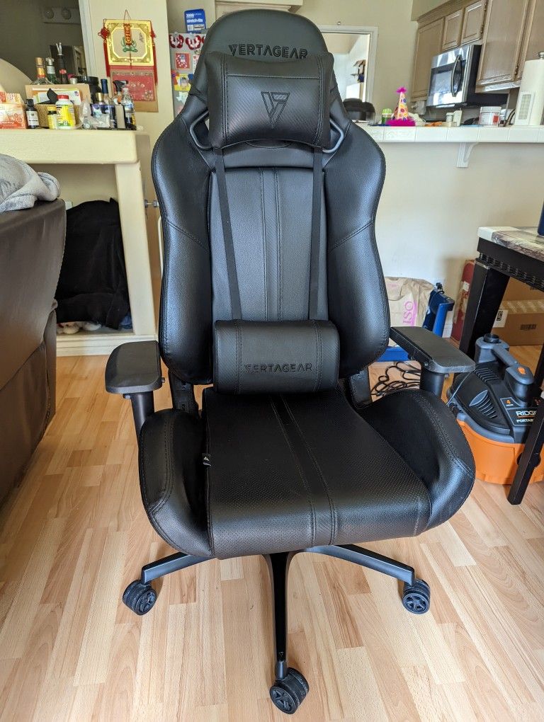Vertagear SL5000 S-Line Gaming Chair, Large, Black/Carbon