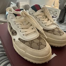 Women’s Gucci Re-Web Low Top Sneakers