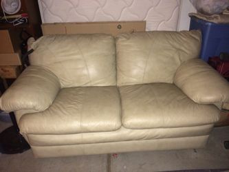 Leather couch