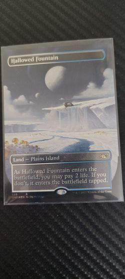 MTG Hallowed Fountain (Unfinity) galaxy foil