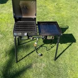 Camp Chef Explorer 14 with BBQ and griddle