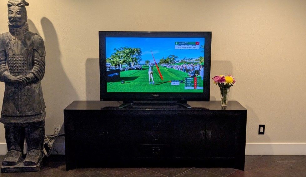 50" Panasonic Plasma TV with Entertainment center