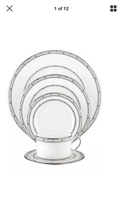 Kate Spade 4x 5-Piece Christmas China Place Settings (4 Total Sets)