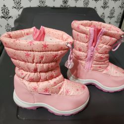 Pink Toddler Snow Boots