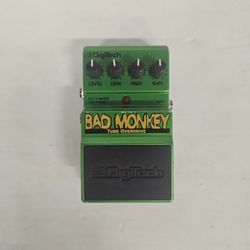 Digitech Bad Monkey Tube Overdrive Guitar Distortion Effects Pedal 816672-11
