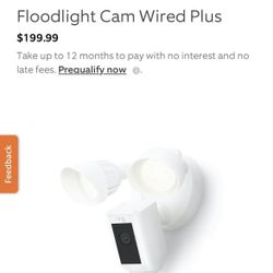 Ring Floodlight Cam Wired Plus (NEW)