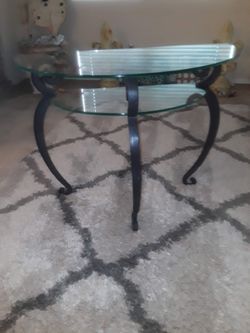 Iron and Glass Tables