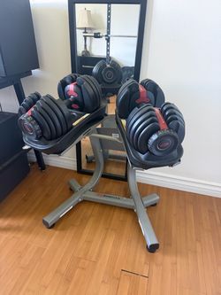 Bowflex SelectTech Adjustable Dumbbells with Stand