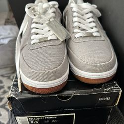 Nike Air Force 1 Canvas Silver Bruce Kilgore With COA New In Box 