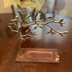 Bird Tree Decor Jewelry Necklace And Braclet Hanger