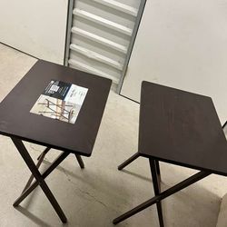 2 folding table sets