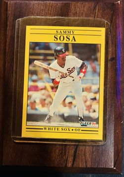 Sammy Sosa Fleer 1991 Error Card #136